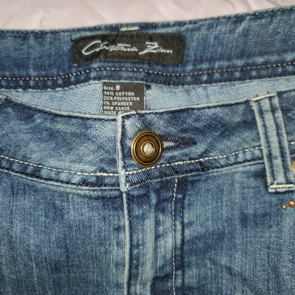 Christiana Zinn, embellished pockets capri
